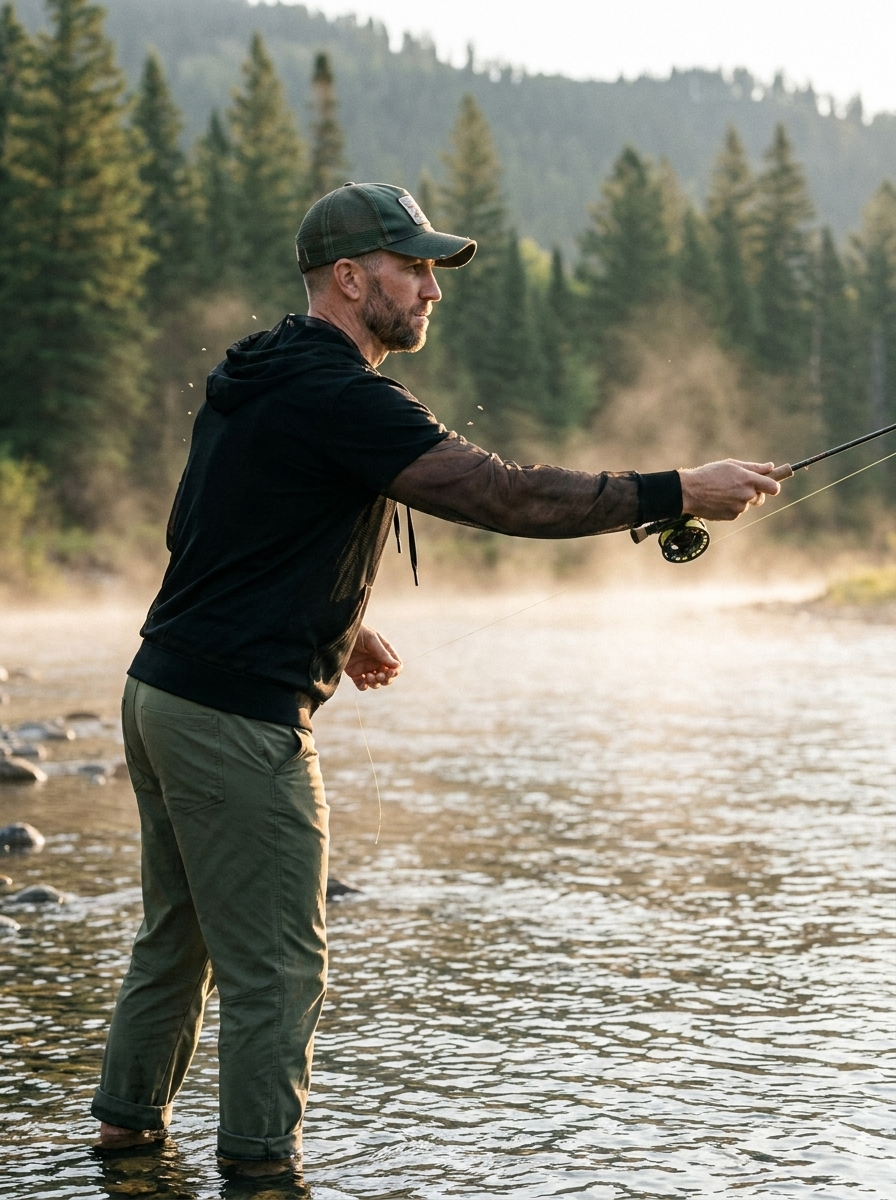 Fly fishing in Bug Away